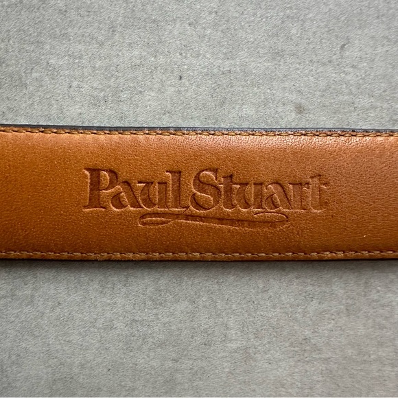Paul Stuart Genuine Alligator Brown Belt - 36 - Picture 3 of 7